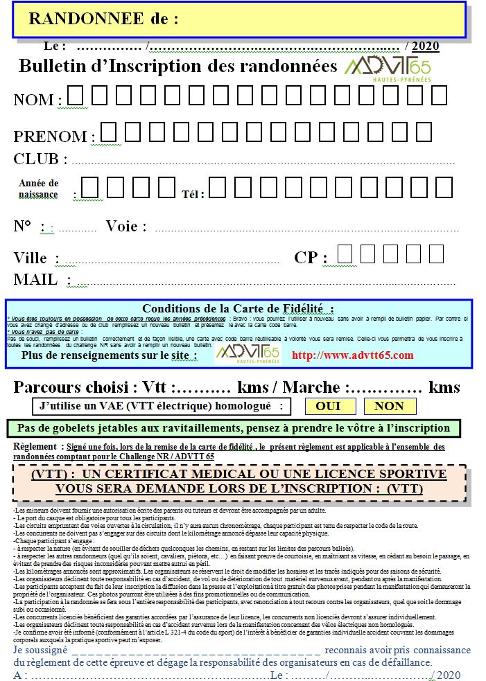 Advtt65 Vtt Dans Les Hautes Pyrenees 65 Association Departementale De Vtt Dans Les Hautes Pyrenees advtt calendrier 2021